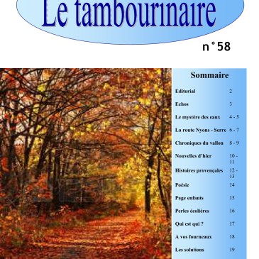Le Tambourinaire No 58
