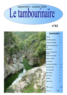 Le Tambourinaire N° 62