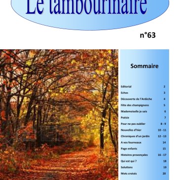 Le Tambourinaire n°63