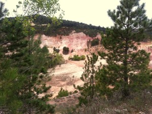 Les terres rouges de Bédoin
